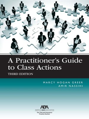 cover image of A Practitioner's Guide to Class Actions